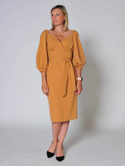 Платье: 678-0523 Горчица