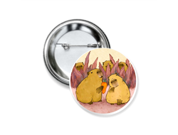 Значок закатной Капибара, Kapibara-san №19