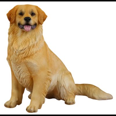 Золотистый ретривер (сидящий) - Коллекционная ФИГУРКА 1/6 scale Animal Model Golden Retriever 2.0 (MRZ057-3B) - Mr.Z