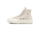 Converse All Star на платформе белого цвета A02205C
