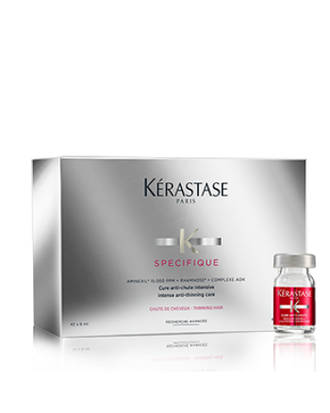 Kerastase Specifique Cure Intensive Anti-Chute a Aminexil Force R - Массаж-уход от выпадения с Аминексилом, 10 ампул*6 мл