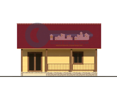 ДЖ-11 ГАБАРИТНЫЕ РАЗМЕРЫ: (6Х8М) 1 ЭТАЖ, ОБЩАЯ ПЛОЩАДЬ: 66,6М²