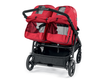 Прогулочная коляска Peg-Perego Book For Two Mod Red