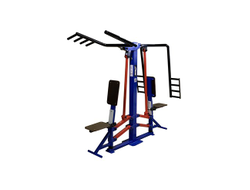 Уличный тренажер верхняя тяга, жим от груди с регулировкой AVU061