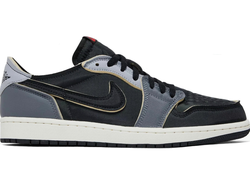 Nike Air Jordan Retro 1 Low Og Ex Black Smoke Grey (Серые) фото