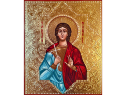 Виталий Римлянин, Святой мученик. Рукописная икона.