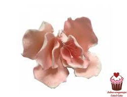 Украшение сахарное Цветок Розовый шиповник (ТОЛЬКО САМОВЫВОЗ!)