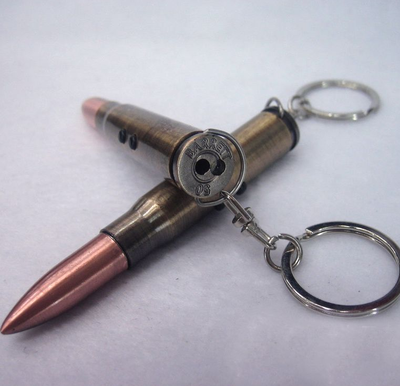 Ручка -брелок "Пуля" с фонариком и лазерной указкой 3в1