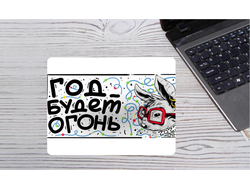 Коврик для мыши горизонтальный год Кролика №58