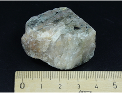 Беломорит (плагиоклаз), необработанный "дикий" образец, Карелия (40*30*22 мм, 38 г) №26370