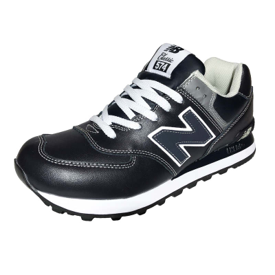 New Balance 574 Leather Stone Blue