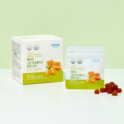 Атоми иммунные жевательные конфеты с зеленым  прополисом