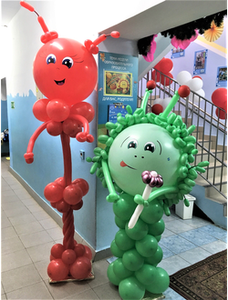 Фигуры из шаров "Инопланетяне"