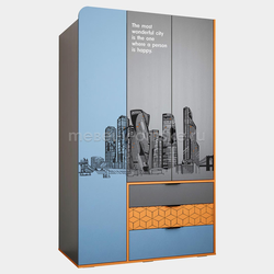 ШМ242 Шкаф Сити - 1,22. Размер: 1220х2020х600