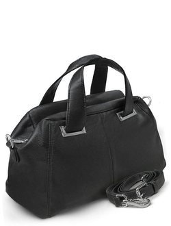 (АРТИКУЛ: 9824/82) СУМКА ЖЕНСКАЯ, БОЛЬШАЯ, НАТУРАЛЬНАЯ КОЖА, ЧЕРНАЯ, С ПЛЕЧЕВЫМ РЕМНЕМ