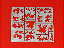 Jas: Трафарет "Цифровой камуфляж мелкий"