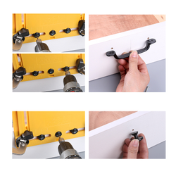 Кондуктор для засверловки отверстий для ручек и полкодержателей