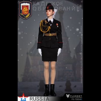 ПРЕДЗАКАЗ - Девушка-кадет - Коллекционная ФИГУРКА 1/6 Russian female soldiers Ninth Women's Military Academy (FS-73054B) - FLAGSET ?ЦЕНА: 18900 РУБ.?