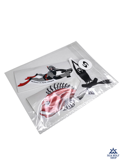 Наклейки: Scorpena, Охотник, Фридайвер