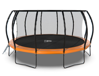 Уличный батут DFC TRAMPOLINE KENGOO II 16FT (4,88 метра) с внутренней сеткой и лестницей