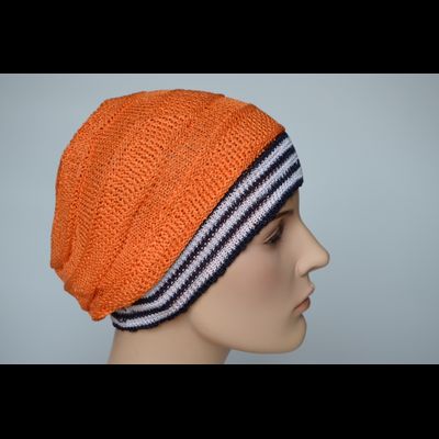 Оранжевый берет женский летний Vizio Италия 4814