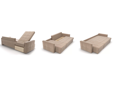 ГРЕЙС угловой диван ULTRA CHOCOLATE коричневый (Софт)