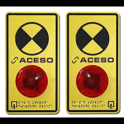 Световые маяки для обозначения габаритов входной двери или проема, пара.