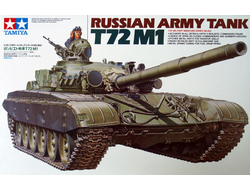 Сборная модель: (Tamiya 35160) Советский танк Т-72 M1