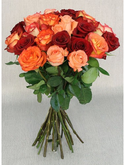 Букет 25 роз микс