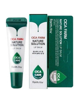 Бальзам для губ восстанавливающий с центеллой азиатской Cica Farm Nature Solution Lip Balm, FarmStay, 10 г