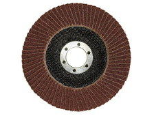 Круг лепестковый тарельчатый PLEXPART 125х22 мм электрокорунд Korkat