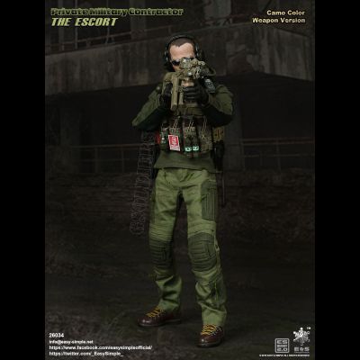 ПОВРЕЖДЕНА КОРОБКА - Русский наемник - Коллекционная ФИГУРКА 1/6 scale Private Military Contractor The Escort (26034) - Easy&amp;Simple
