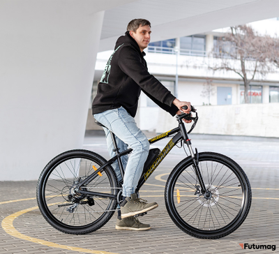 Электровелосипед Медведь Prime черный