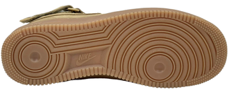 Nike Air Force 1 Mid Flax бежевые с мехом