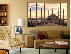 Модульная картина "Голубая мечеть"
