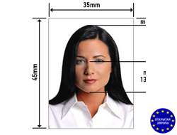 Фото на Паспорт РФ, Заграничный паспорт, Шенгенскую визу (3.5*4.5)