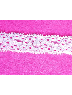 Кружевная тесьма стрейч, 27 мм, арт. Н6662