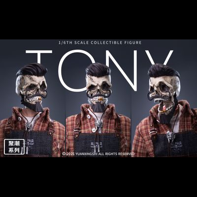 Барбер Тони - Коллекционная ФИГУРКА 1/6 Gathering Trend Series FirstRound Oil head Barber Tony (JC-001) - YUANXINGSHI