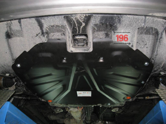 Hyundai Santa Fe II 2010-2012 V-2,2 CRDI Защита картера и КПП (Сталь 2мм) ALF1018ST