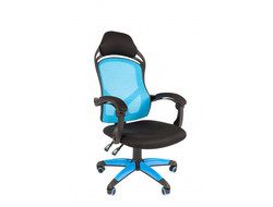 Офисное кресло CHAIRMAN game 12 черн.голубой