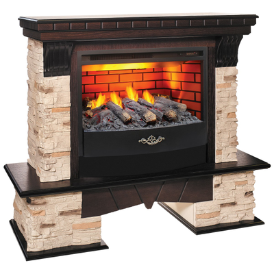 Электрический камин Rockland AO с очагом 3D FireStar 25.5