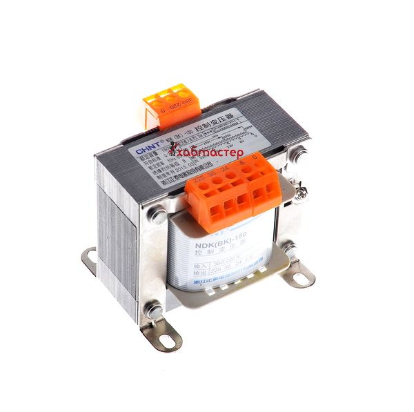 Однофазный трансформатор NDK-150VA 400 230/24 12 (CHINT)