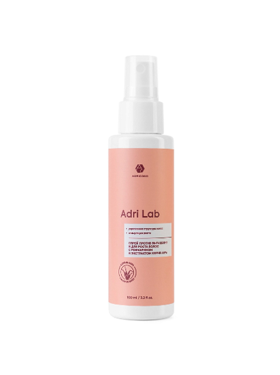 ADRICOCO Спрей Adri Lab против выпадения и для роста волос с розмарином и экстрактом корня аира, 100 мл