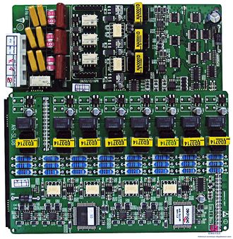 AR-CSB316 Плата 3-х  внешних линий и 16 аналоговых абонентов