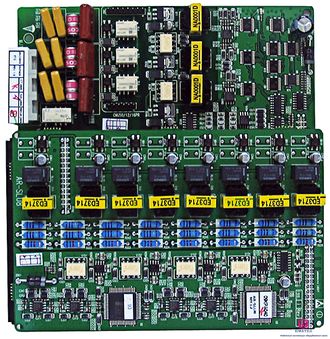 AR-CSB316 Плата 3-х  внешних линий и 16 аналоговых абонентов