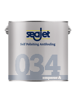 Необрастающая краска «SEAJET 034 EMPEROR» самополирующаяся для судов из стеклопластика, стали, дерева или алюминия 0.75л.