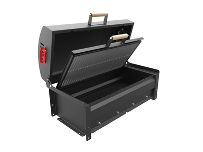 Крышка-гриль (с чугунной решёткой-гриль) для мангалов Редлайнер