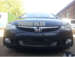 Защита радиатора Honda Civic 4D VIII 2006-2008 chrome