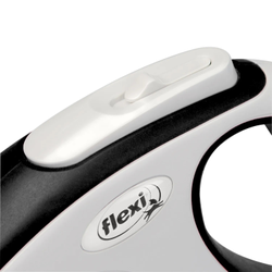 Flexi рулетка NEW LINE Comfort L (до 60 кг) лента 5 м серый/черный
