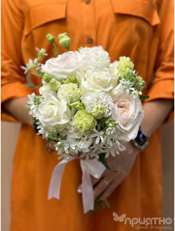 Букет невесты & Бутоньерка № 1304